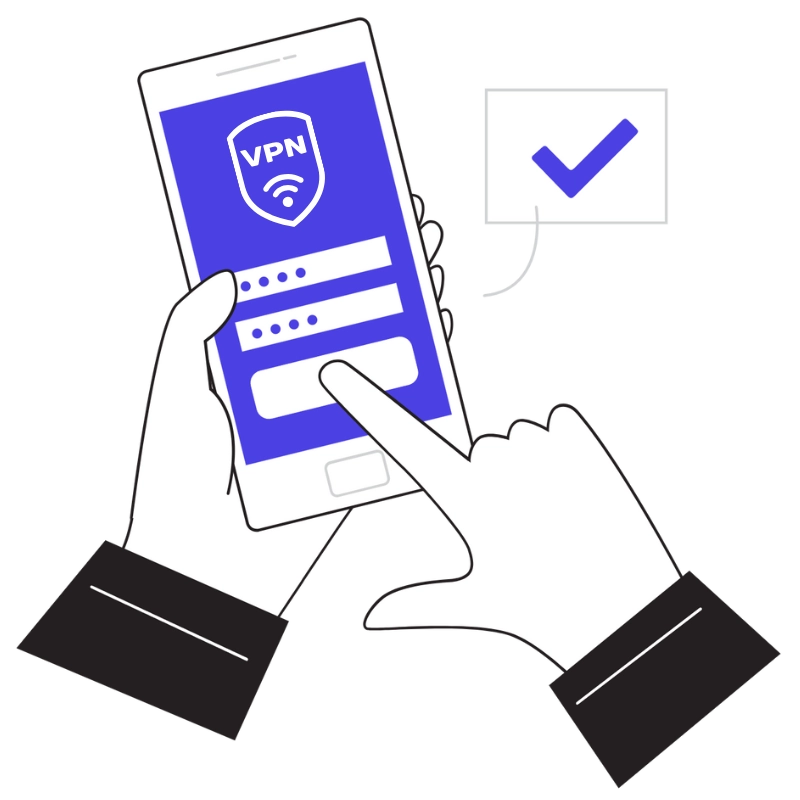 Ilustración VPN de incidencia digital